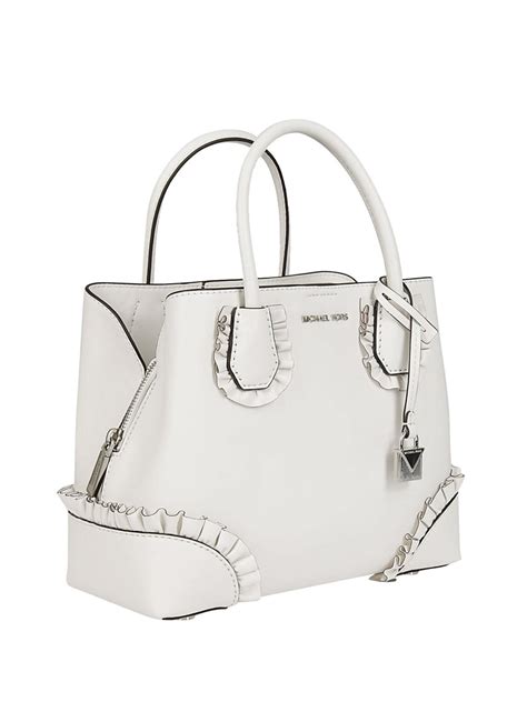 small white michael kors purse